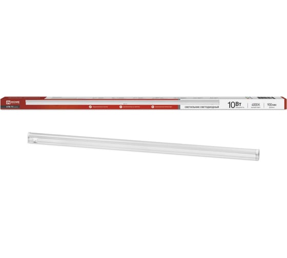Изображение товара Светодиодный светильник IN HOME СПБ-Т5 10Вт 230B 4000К 900лм 900мм 4690612003047