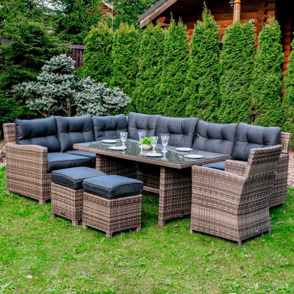 Изображение товара Угловой комплект Royal Family Genry для улицы из искусственного ротанга