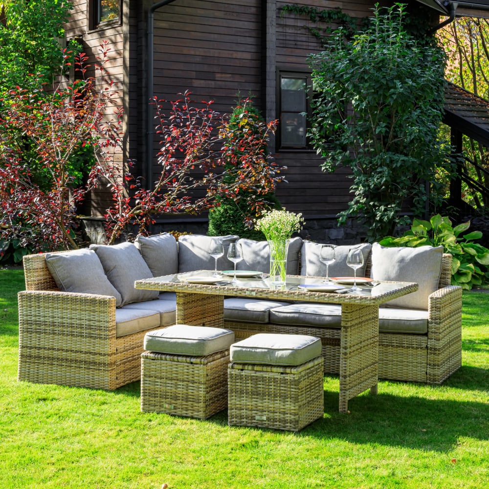 Изображение товара Обеденный комплект Royal Family ZORRO бежевый с угловым диваном