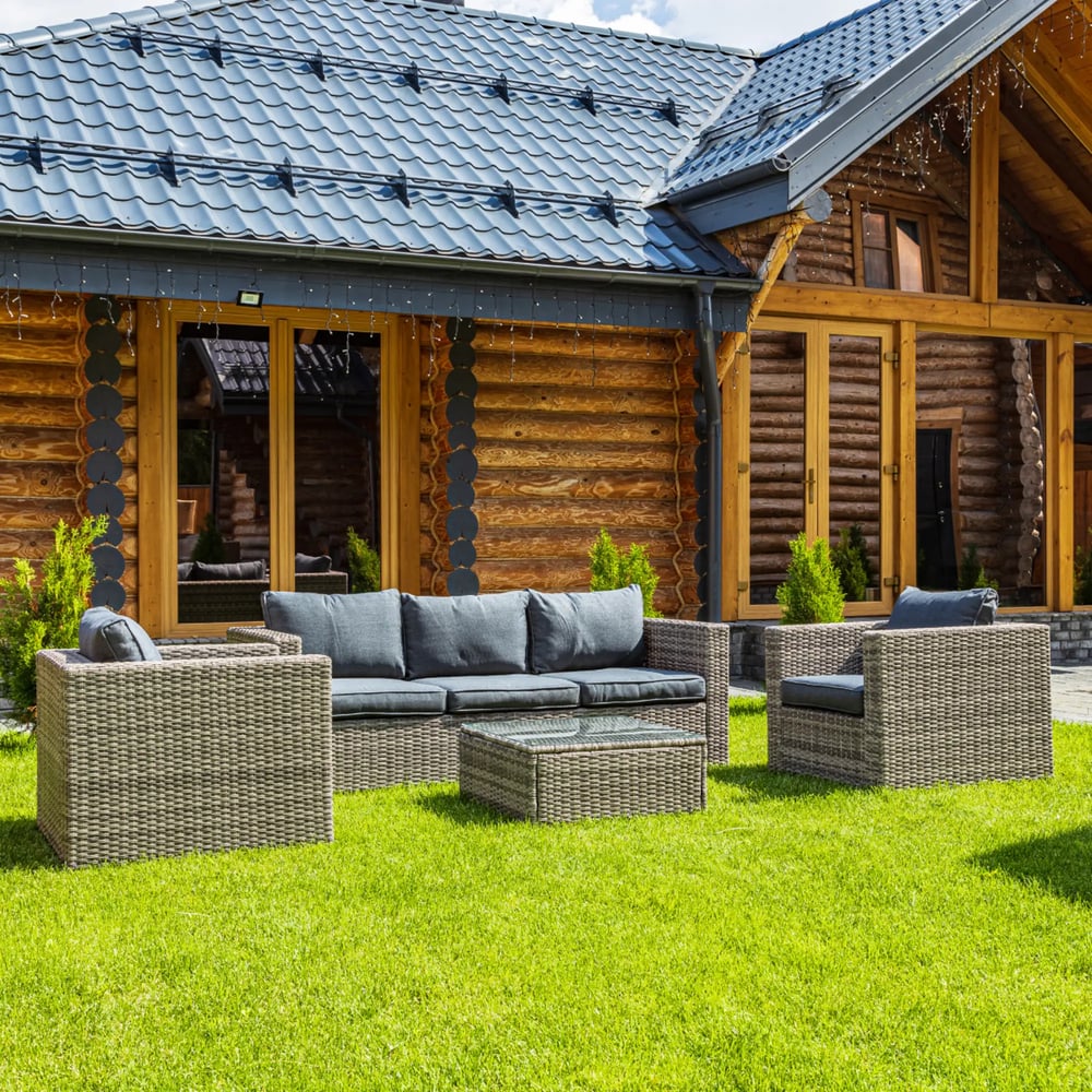 Изображение товара Лаунж-зона Royal Family KARL серый комплект для дачи и сада