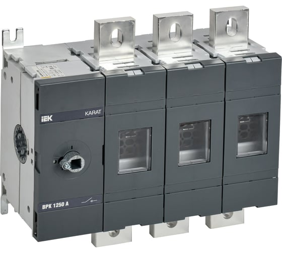 Изображение товара Выключатель-разъединитель IEK Karat врк без рукоятки 3p 1250а KA-VR10-3-1250
