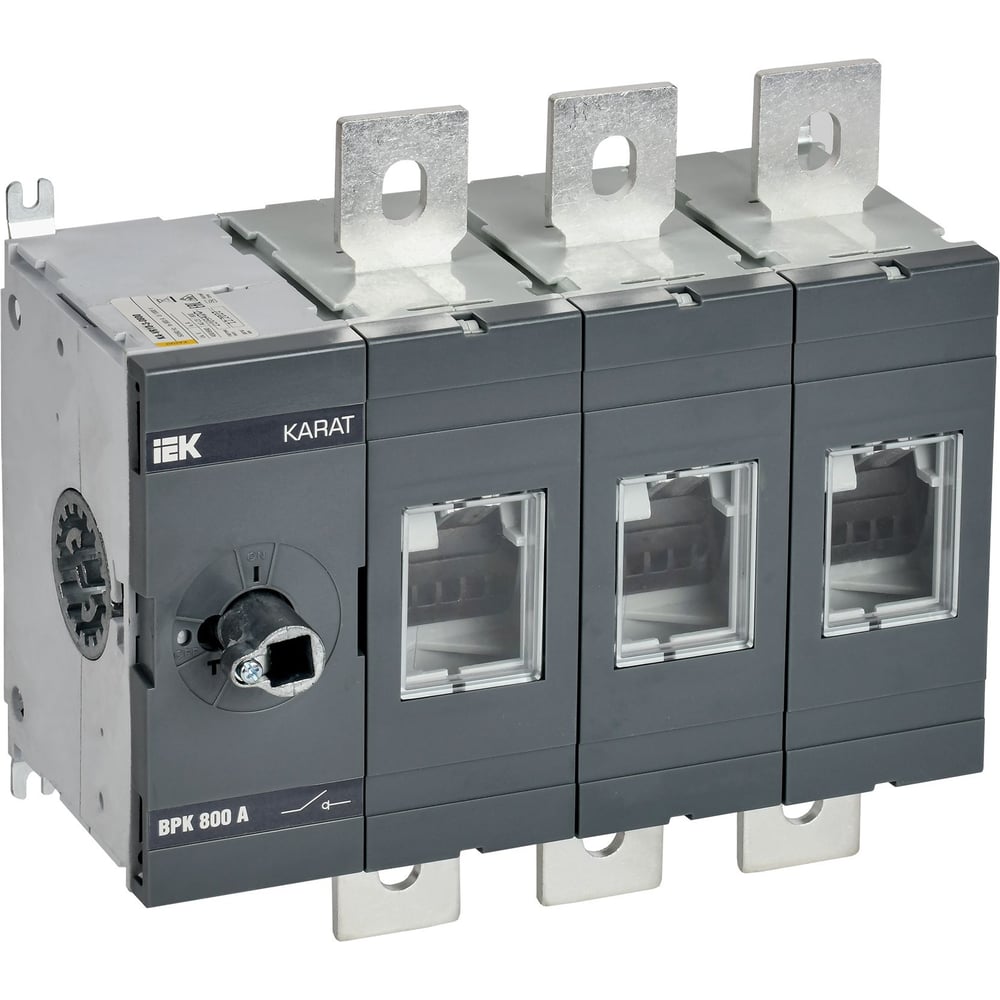 Изображение товара Выключатель-разъединитель IEK Karat 800A 3 полюса KA-VR10-3-0800