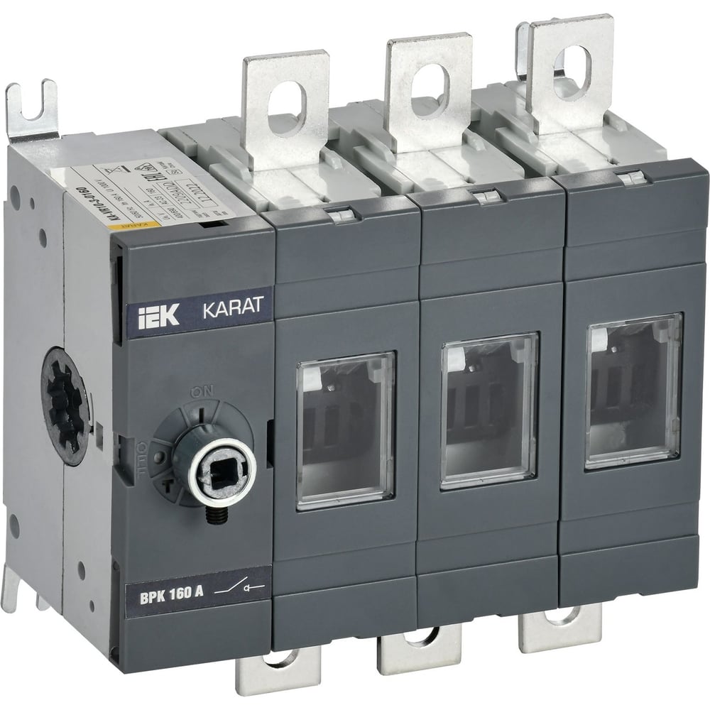 Изображение товара Выключатель-разъединитель IEK Karat без рукоятки 3p 160A KA-VR10-3-0160