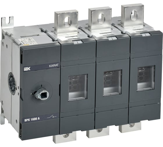 Изображение товара Выключатель-разъединитель IEK Karat врк без рукоятки 3p 1600а KA-VR10-3-1600