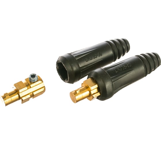 Изображение товара Соединитель кабельный вилка (2 шт; 35-50 кв.мм) Foxweld 4694