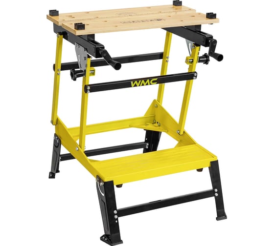 Изображение товара Столярный металлический верстак WMC TOOLS с разводной столешницей WMC-TG6101046(51776)