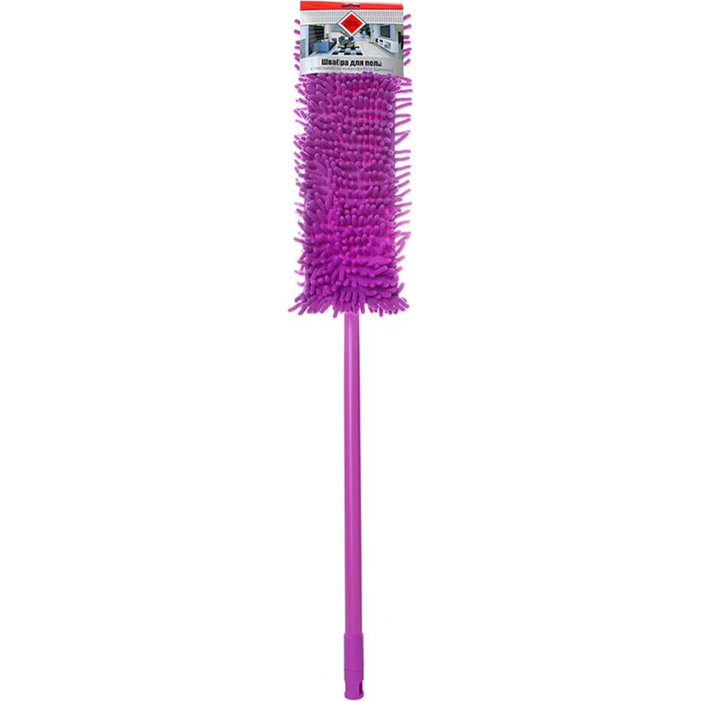 Швабра для пола HomeQueen швабра моп веревочная фиолетовая с отжимом york твист престиж 081200