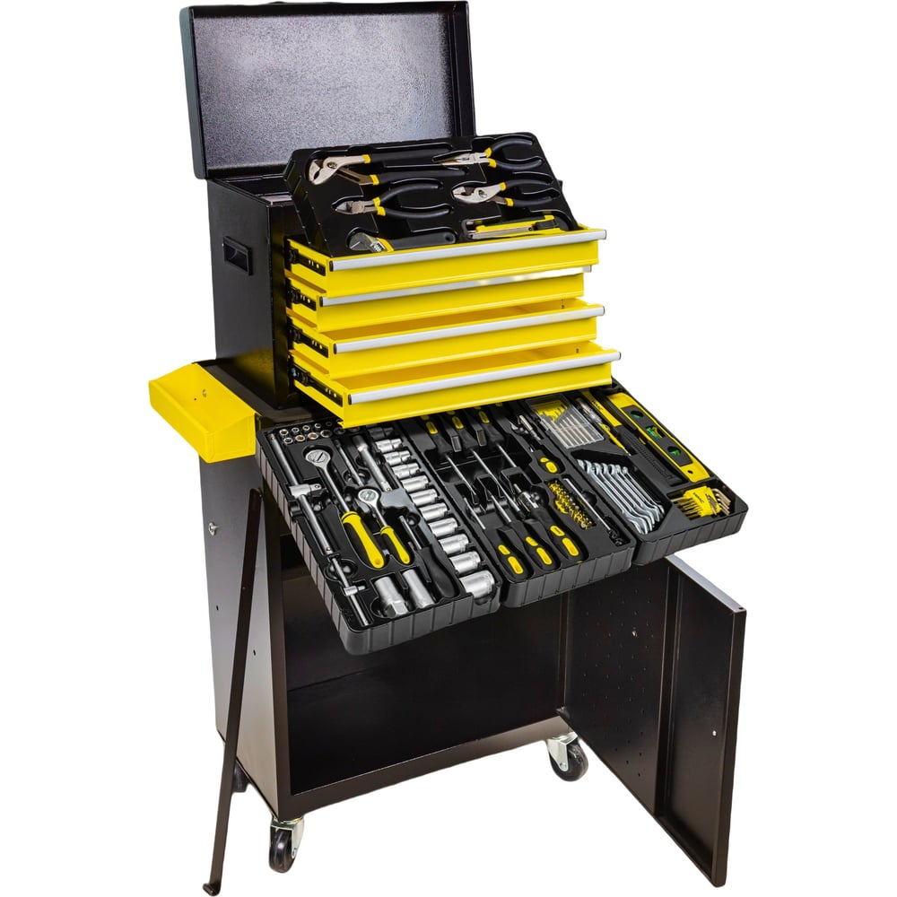 Изображение товара Тележка инструментальная с набором 253пр WMC-253 для профессионалов и любителей