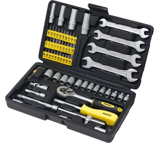 Изображение товара Набор инструмента WMC TOOLS 62 предмета WMC-2062(50310)