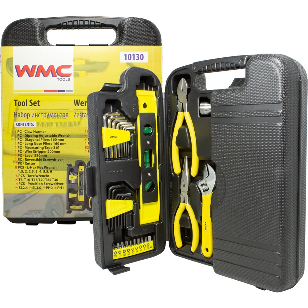Изображение товара Набор инструмента WMC TOOLS 130 пр. WMC-10130(50784)