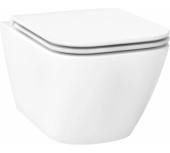 Изображение товара Безободковый подвесной унитаз Wellsee Pure BY 182602001