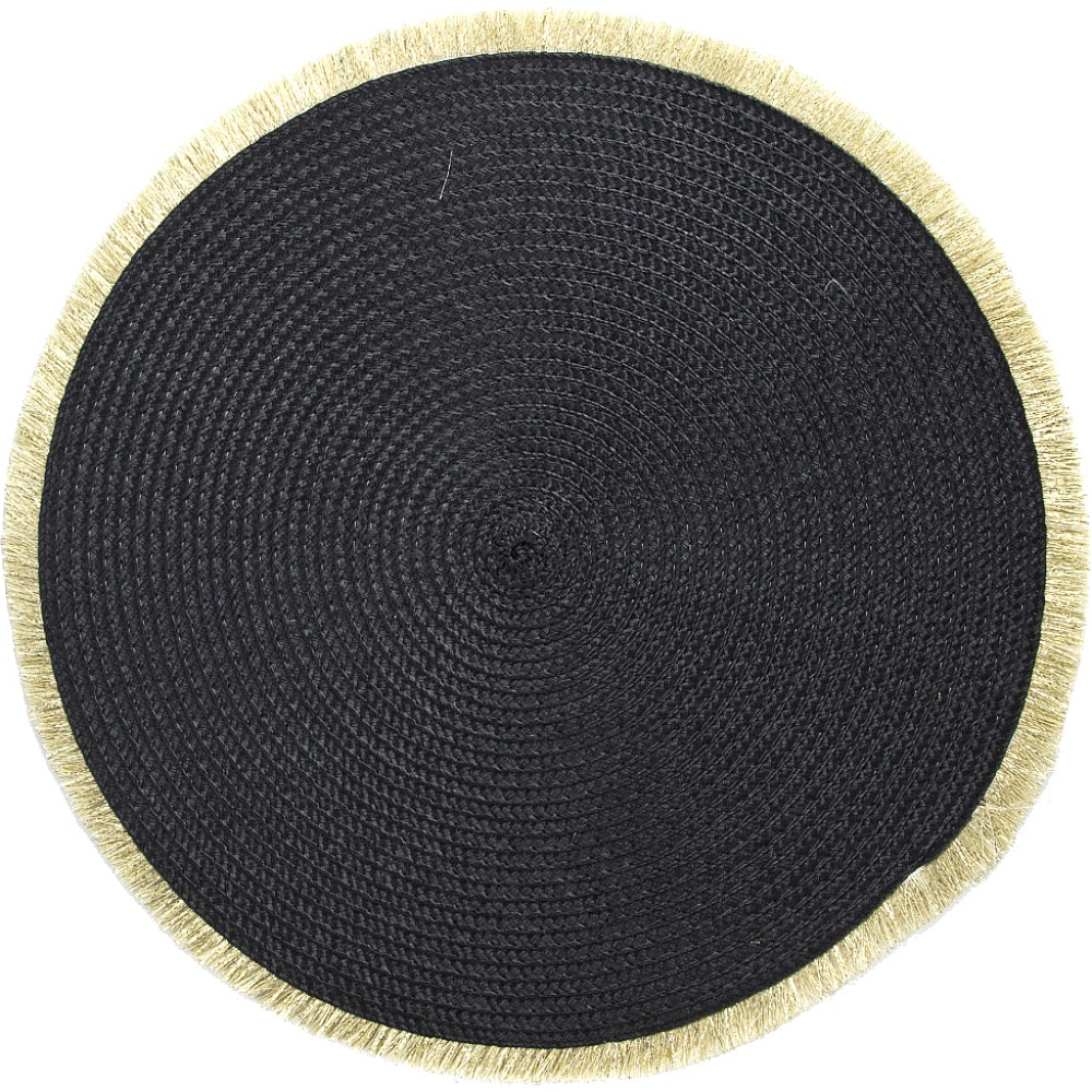Набор салфеток плейсматов Nouvelle, цвет черный 9903297-4-Н4 сasual line, 38 см - фото 1