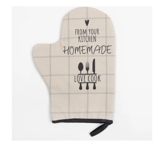 Изображение товара Варежка-прихватка Этель Kitchen 20x28 см, саржа, 100% хлопок ватин 250 г/м2 5240034