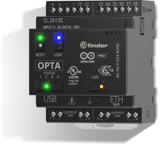 Изображение товара Программируемое логическое реле FINDER OPTA LITE, 8A.04.9.024.8300 8A0490248300