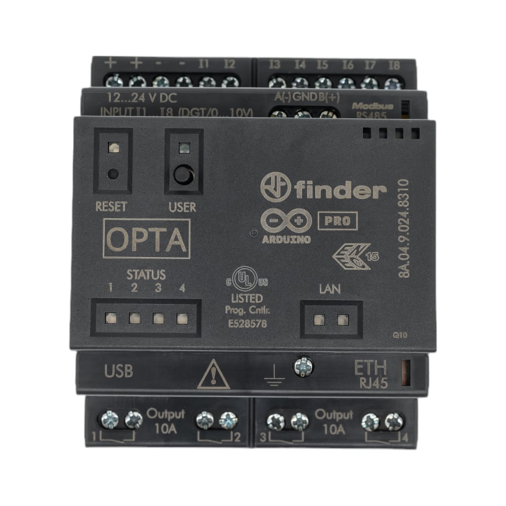 Изображение товара Программируемое логическое реле FINDER OPTA PLUS 8A.04.9.024.8310 24 В IP20