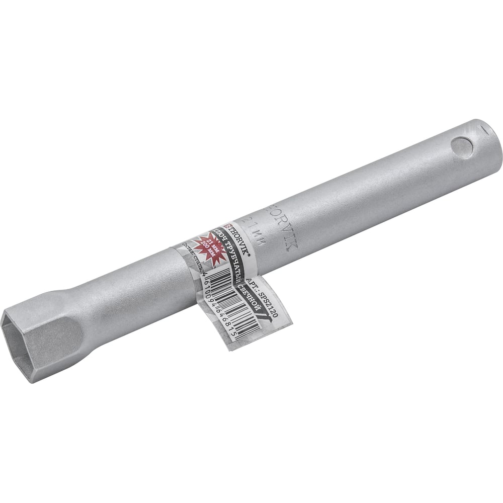 Изображение товара Трубчатый свечной ключ Thorvik SPS2120 21 мм 200 мм профессиональный инструмент