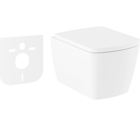 Изображение товара Безободковый подвесной унитаз Lavinia Boho Aveo Rimless в комплекте 2 в 1 21010008