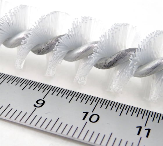 Изображение товара Щетка ерш 8x100x140 мм, ворс прямой нейлон 0.25 мм, посадка М6 резьба, очистка котлов теплообменников труб отверстий (код 20-808) OSBORN 815.808-2803