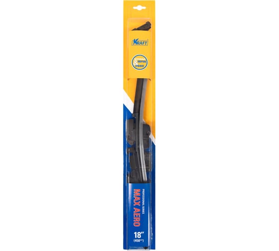 Изображение товара Бескаркасная щетка стеклоочистителя KRAFT 450mm KT 830025