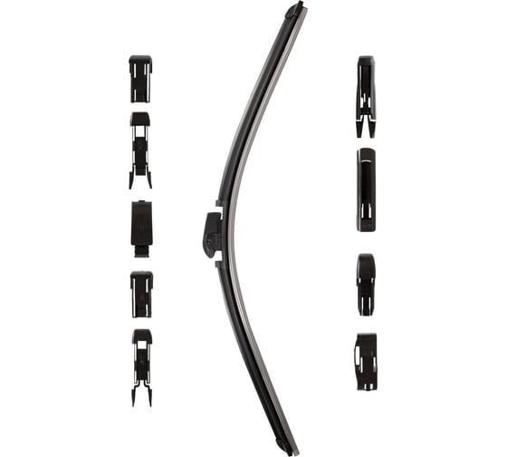 Изображение товара Бескаркасная щетка стеклоочистителя KRAFT 550mm KT 830029