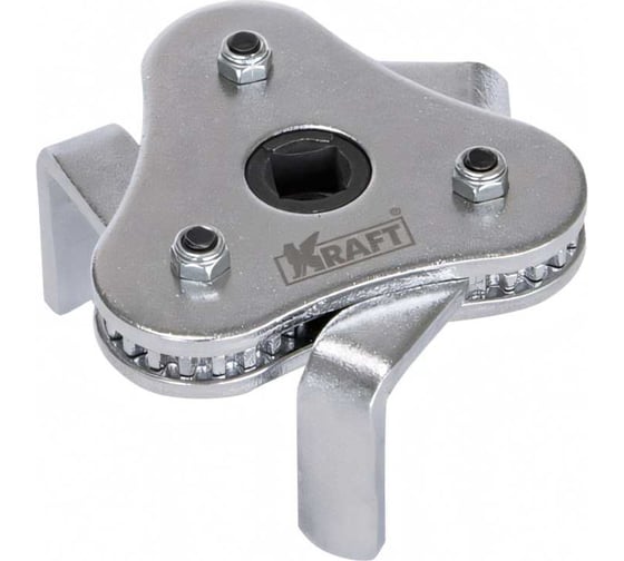Изображение товара Съемник масляных фильтров KRAFT краб, 63-102 мм, Cr-V KT 701016