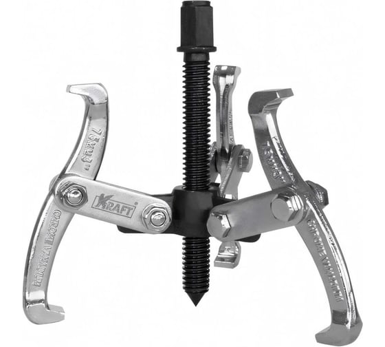 Изображение товара Шарнирный трехлапый съемник KRAFT 75 мм, Cr-V KT 701030