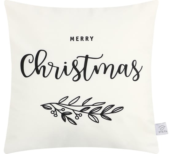 Изображение товара Чехол на подушку Этель Christmas, 40х40 см, 100% полиэстер, велюр 9377233