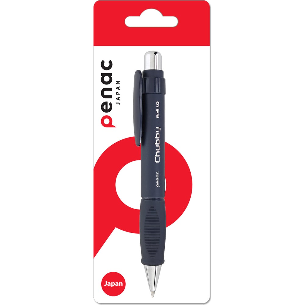 Изображение товара Шариковая ручка Penac chubby 1.0мм синяя корпус пластиковый механизм нажимной