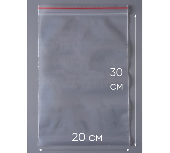 Изображение товара Пакет с замком Zip-Lock PACK INNOVATION 20x30 см 80 мкм 500 шт IP00203080-500