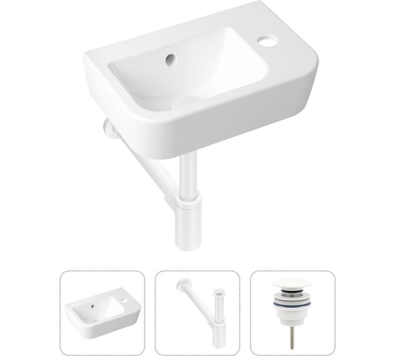 Изображение товара Мини раковина для туалета Lavinia Boho Oneв комплекте 3 в 1 21520757