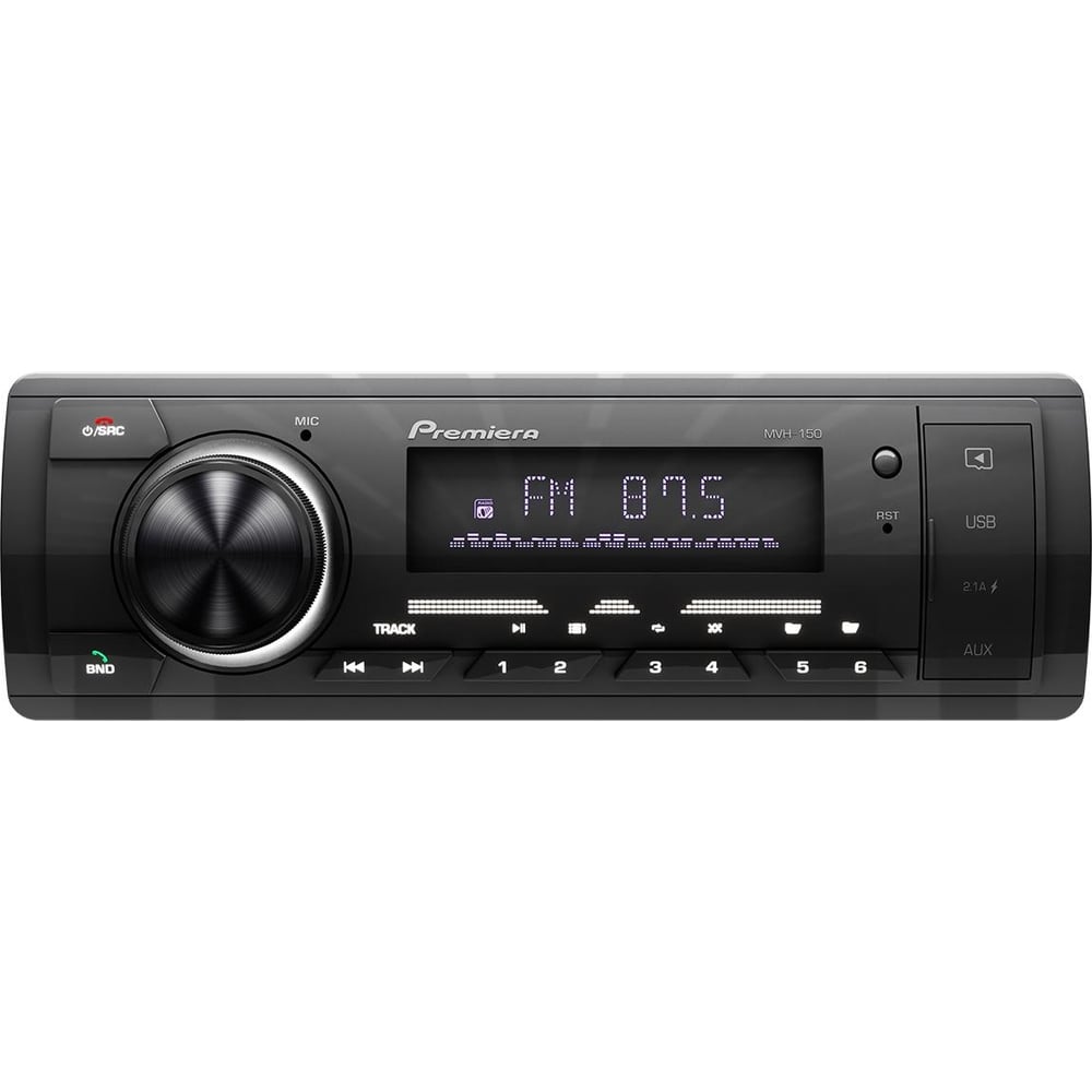 Автомагнитола Premiera автомагнитола prology cmd 350 1din usb fm bt приложение os android ios rca 4х60 вт