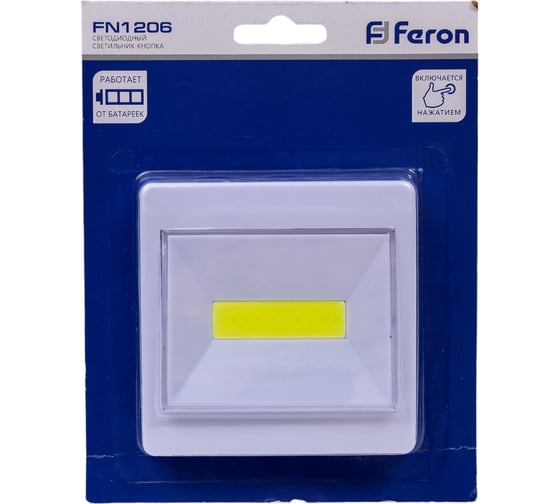 Изображение товара Светодиодный светильник-кнопка FERON белый, FN1206 23377