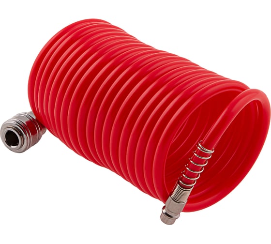 Изображение товара Шланг спиральный воздушный с быстросъемными соединениями (5 м; 6х8 мм; 18 бар) MATRIX 57002