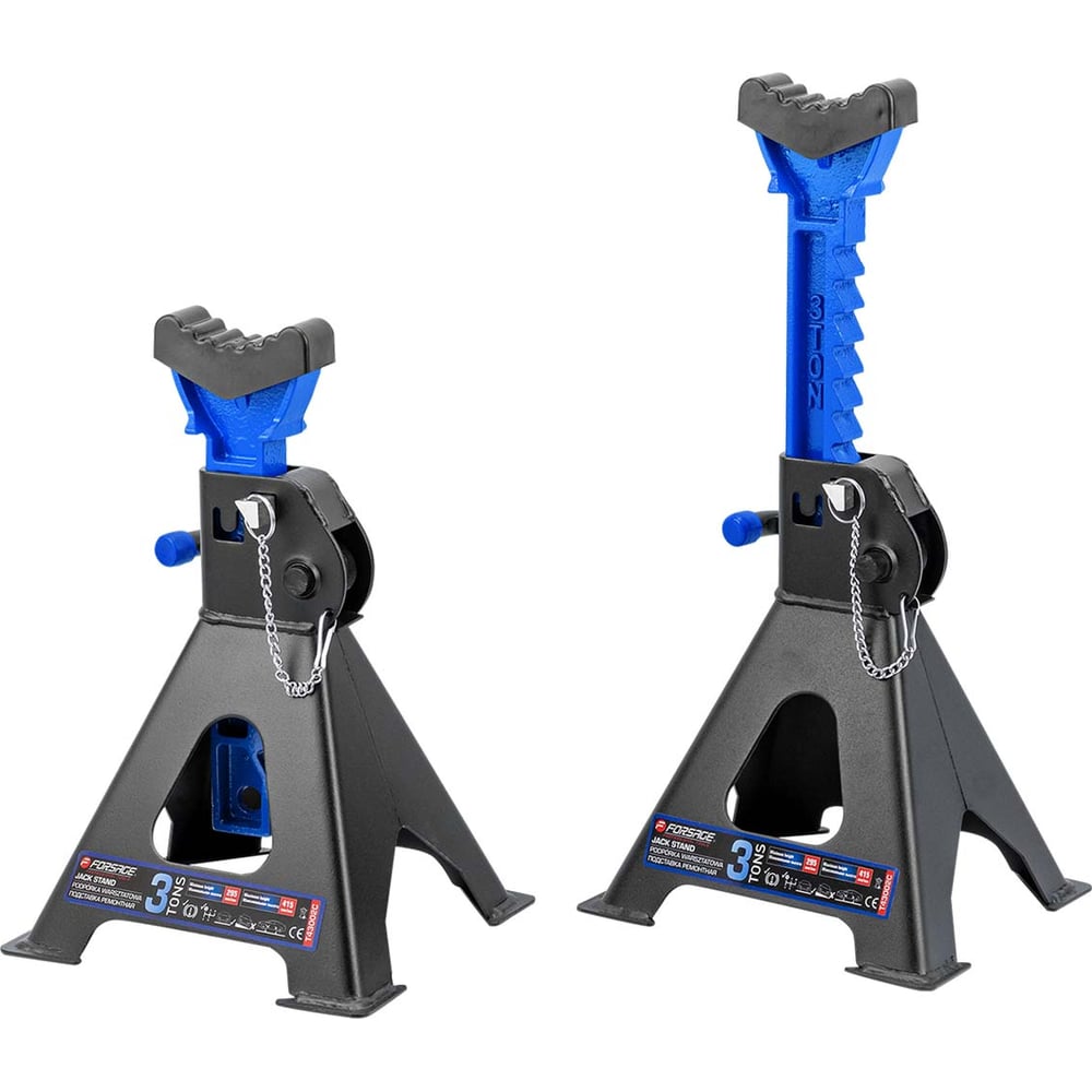 Изображение товара Ремонтная подставка Forsage 3т набор 2 шт профессиональная стальная