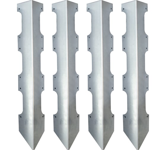 Изображение товара Колышки для деревянных грядок, в упаковке 4 шт. Delta-Park CB45-3Zn 3003003