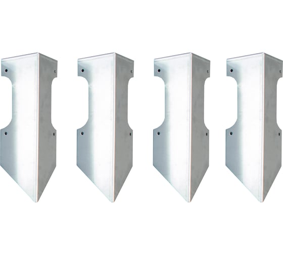 Изображение товара Колышки для деревянных грядок, в упаковке 4 шт. Delta-Park CB15-1Zn 3003001