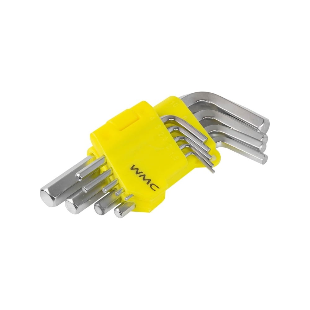 Изображение товара Набор ключей WMC TOOLS Г-образных 6-гранных, 13пр. WMC-5093(52196)