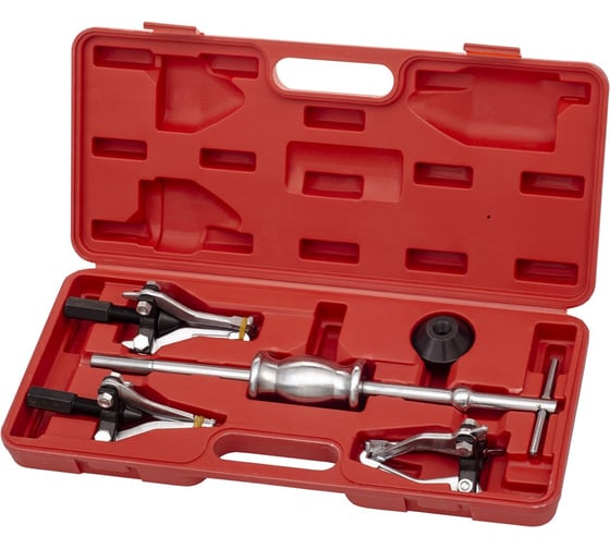 Изображение товара Набор съемников с 3 захватами и обратный молоток AV Steel AV-921061