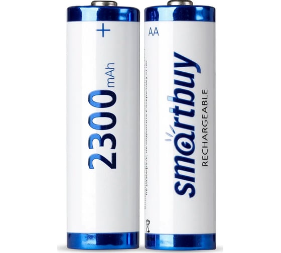 Изображение товара Аккумулятор Smartbuy nimh aa/2bl 2300 mah (24/240) упаковка 2 шт. SBBR-2A02BL2300