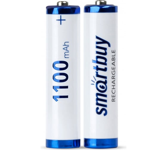 Изображение товара Аккумулятор Smartbuy nimh aaa/2bl 1100 mah (24/240) упаковка 2 шт. SBBR-3A02BL1100