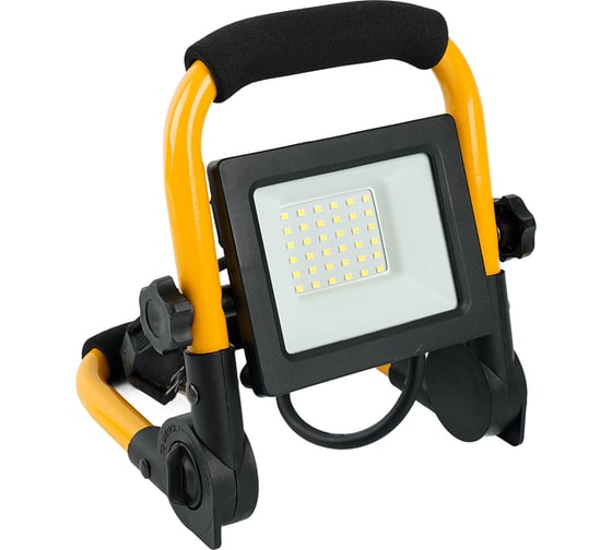 Изображение товара Переносной светодиодный прожектор FERON 50W, 6400K, 78*SMD2835, 4000Lm, IP65, LL-513 29747