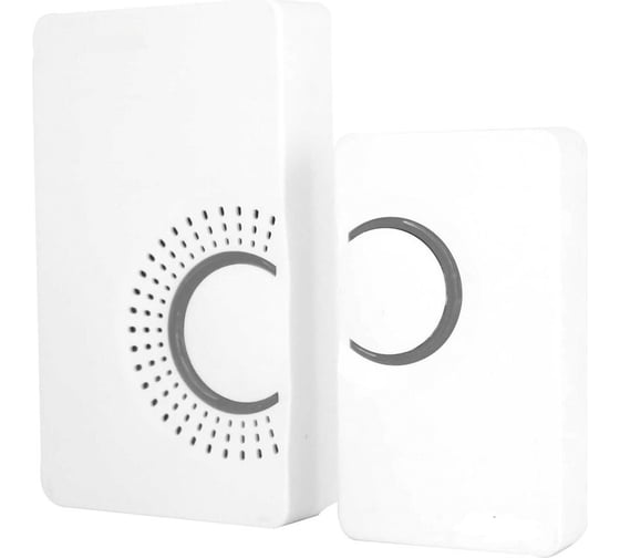 Изображение товара Дверной электронный звонок FERON , 36 мелодий, белый, серый, E-373 23686