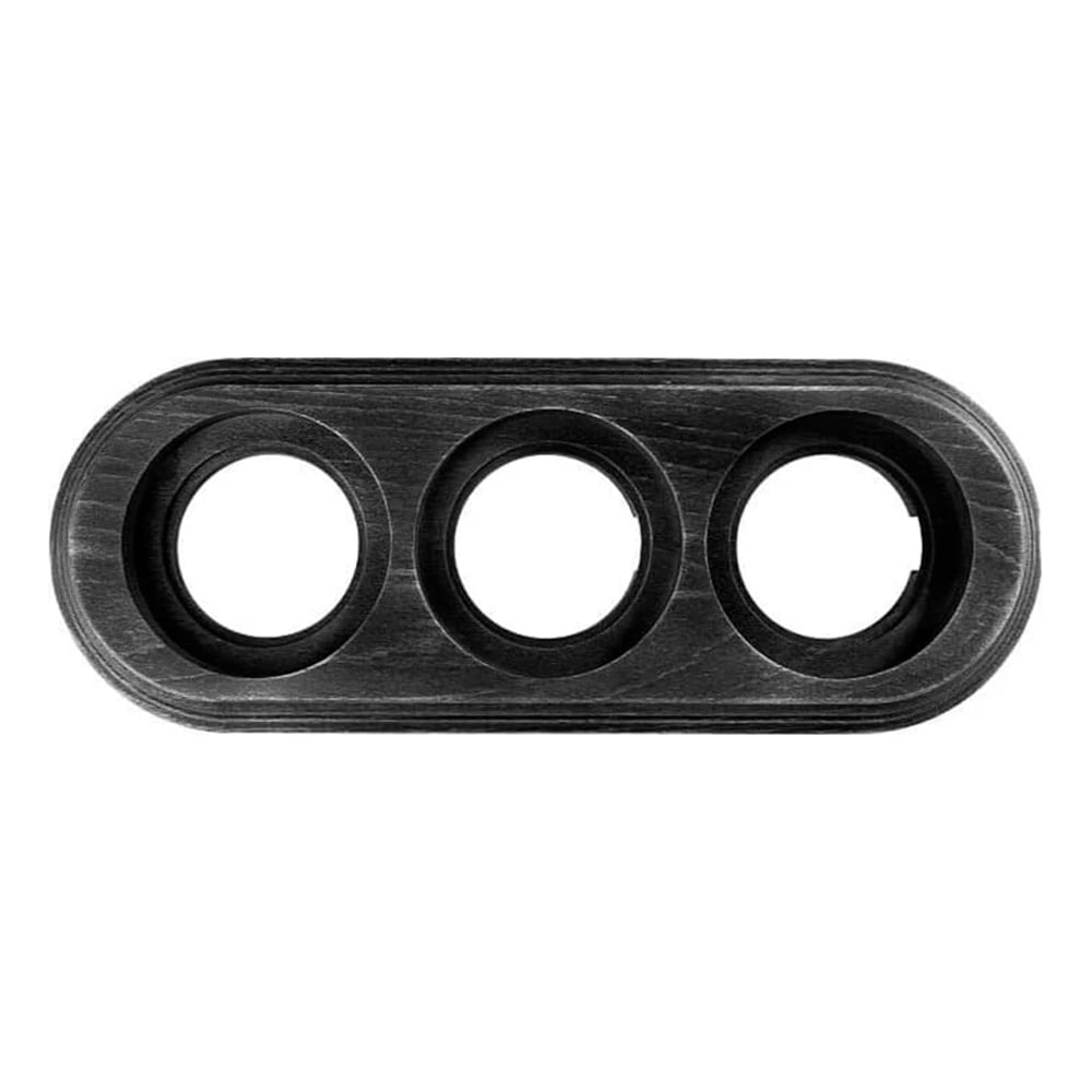 Изображение товара 3 постовая рамка Bironi угольно-черный, на бревно 260мм BFC26-630-119