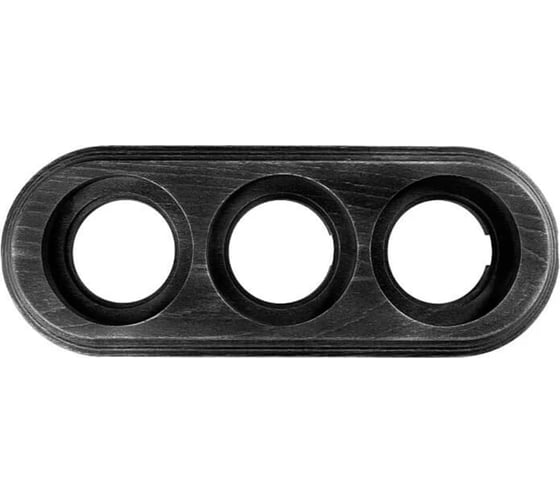 Изображение товара 3 постовая рамка Bironi угольно-черный, на бревно 280мм BFC28-630-119