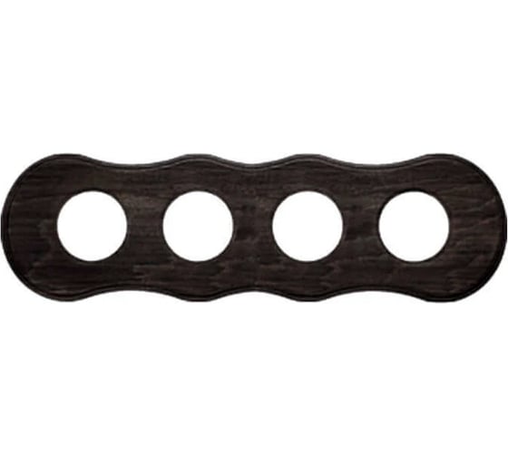 Изображение товара 4-х постовая рамка Bironi угольно-черный, скрытый монтаж BF8 BF8-640-119