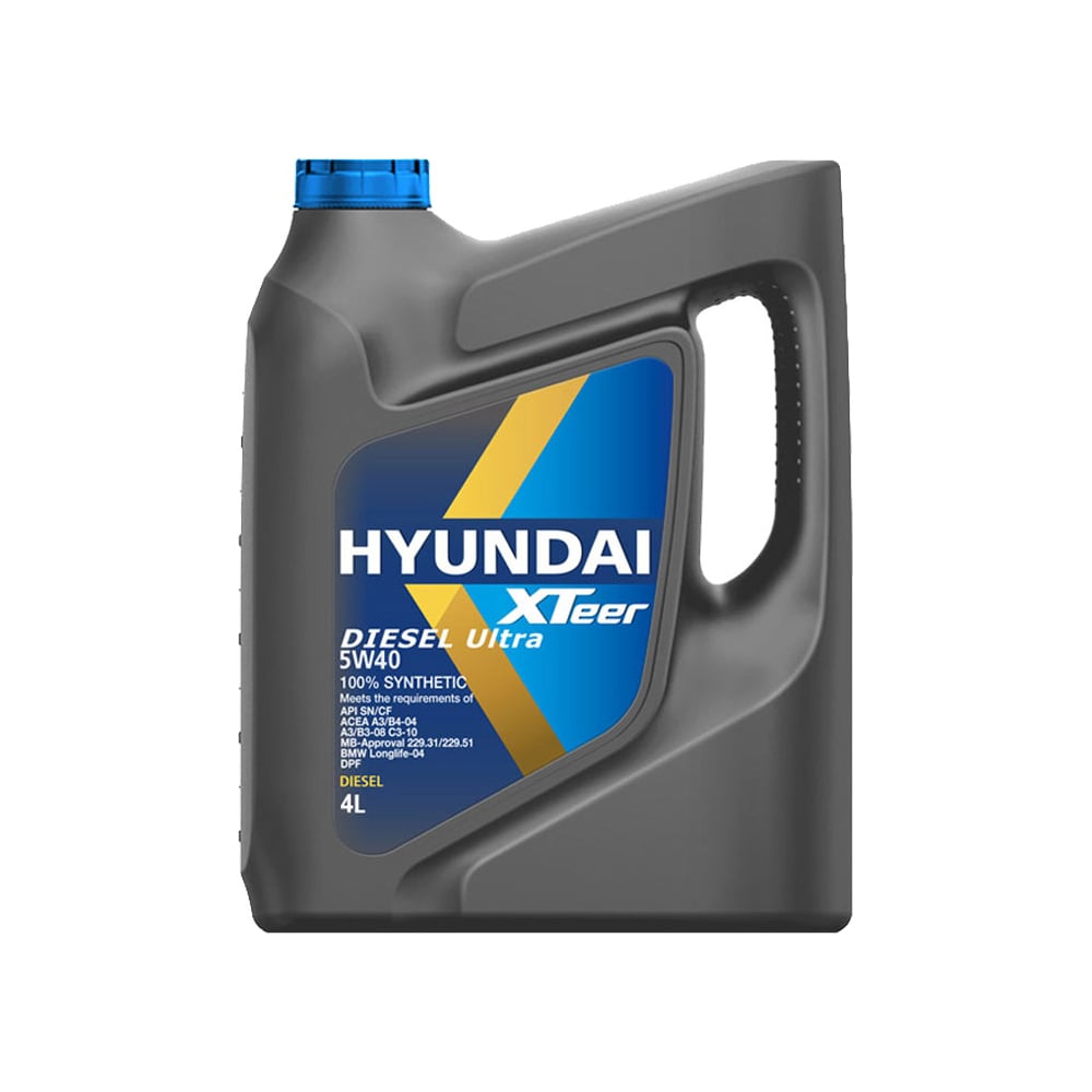 Синтетическое моторное масло HYUNDAI XTeer 5W40 1041223 XTeer Diesel Ultra 5W40 - фото 1
