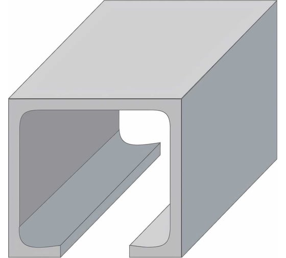 Изображение товара Верхняя направляющая для раздвижных дверей N1 Palladium 3 метра 12054