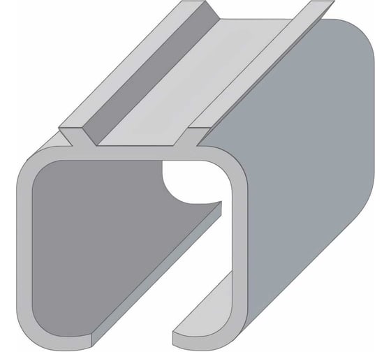 Изображение товара Верхняя направляющая для раздвижных дверей N2 Palladium 3 метра 12056