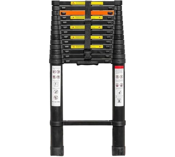 Изображение товара Телескопическая алюминиевая бытовая лестница ROCKFORCE 5.4 м RF-UP540