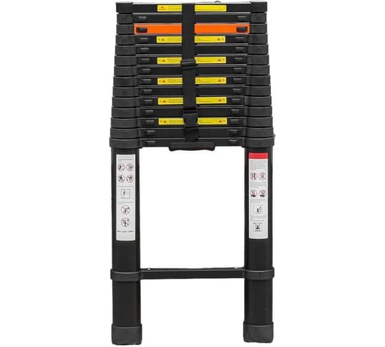 Изображение товара Телескопическая алюминиевая бытовая лестница ROCKFORCE 5.8 м RF-UP580